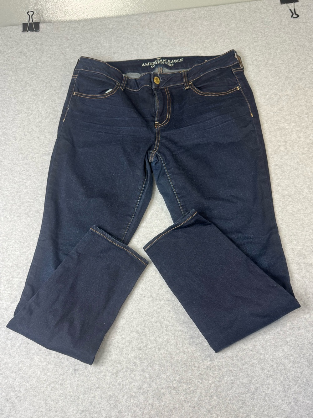 American Eagle Outfitters Indigo Skinny Jeans - Dark Blue Size 14